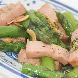 アスパラベーコン（OM酒場）