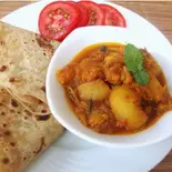 Aloo Gobi & Chapathi (2Pc)アルゴビ&チャパティ(ニルワナム センター北店)
