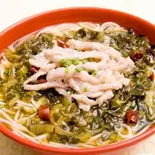 高菜と豚肉そば（味中味）