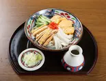 冷きつねうどん Cold Fried Tofu Udon（そば処 海老民本店）