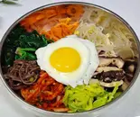 ビビンバ定食（スマイル食堂）