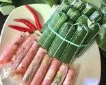 発酵ソーセージ (Nem Chua)（ベトナム料理モク屋木場店）