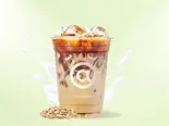 大紅袍オーツミルクラテ【古早黑袍燕麦拿铁】（Cotti Coffee 難波店）