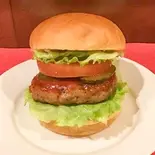 当店オリジナルラムバーガー Lamb burger Halal（キッチン ローズ）