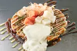 モチ明太チーズ玉(お好み焼き おた福商店 八王子・日野店)