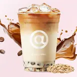 スターダストオーツミルクラテ（Cotti Coffee コッティコーヒー 心斎橋店）