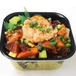 バラサーモンたたき丼（海の彩り 丼丸 高田馬場店）