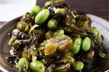 枝豆と高菜の和え物（【鍋の食堂】私の鍋 下赤塚店）