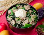 豚とほうれん草のポパイ丼(約100g)（豚とほうれん草のポパイ丼 大阪肉物語）