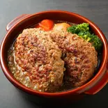Wスパイスカレーdeバーグ（絶品スープで味わうハンバーグの店「スープdeバーグ」）