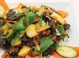 マトンスクティ Mutton Sukuti（Purnima Restaurant＆Cafe）