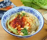 陝西油かけ麺（麦香包子鋪）