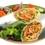 チキンケバブラップChicken kebab wrap（ビクトリア ケバブ ビリヤニ ハラル 専門店Victoria Kebab Biryani Halal house）