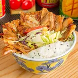 ⑯チキンケバブ丼 Chicken Kebab Rice Bowl（Mega Kebab 大須1号店 Halal ハラール）