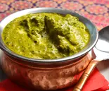 ほうれん草チキンpalak chicken（インド料理 ケバブ ＆ ビリヤニ ハウス Indian Restaurant Kebab ＆ Biryani house）