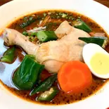 納豆とチキンのカレー(カレー食堂 心)