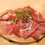 生ハム、サラミの盛り合わせ（bel Salice）