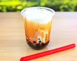 人気№1商品♪黒糖牛乳茶(Black Sugar Pearl Milk Tea)(OISHITEA保木間店)