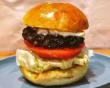 オリジナルバーガー(ポテト付)（Harema ハンバーガーとコーヒーと）