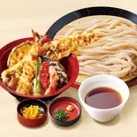 【満腹久セット】ざるうどん・上穴子天丼（久兵衛屋 みずほ台店）