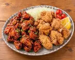 人気No.1 二種の唐揚げ食べ比べ弁当(塩＆ピリ辛)（キヨリト食堂）