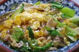 豚バラ肉と卵の甘酢あんかけ（しんちゃん食堂）
