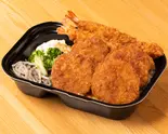 新潟タレカツ丼 4枚+エビフライ2尾（新潟タレカツ丼のお店 柳川 三軒茶屋）