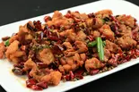 鶏肉と唐辛子炒め(錦秀菜館 神保町店)