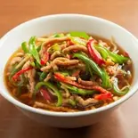 青椒肉絲麺（昌平ラーメン）