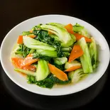 チンゲン菜炒め Stir-Fried Bok Choy（上海亭 梅島店）
