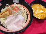 濃厚海老味噌つけ麵(味噌ラーメン 茜ノ舞/濃厚担々麺 葵)