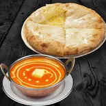 バーターチキン＆チーズナンセットButter chicken ＆ Cheese Naan Set（ナンバワンカレー屋）