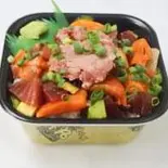 バラねぎとろ丼（海の彩り 丼丸 永福店）