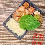 国内産サムギョプサル弁当スープつき（チョゴリ）