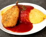 アジフライオムライス（男のオムライス EGG BOMB 新橋店）