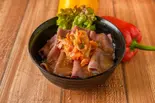 ローストビーフ丼 並 【キムチのせ】*ローストビーフ70g(ハラミとローストビーフとご飯 長居店)