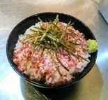 ミニ牛とろ丼(油そば専門店のせ屋)
