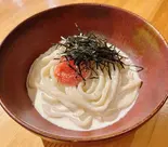 ≪リピーター続出≫冷製明太クリームのおうどん（博多うどん酒場官兵衛大門店）