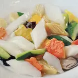 四種類の野菜ヘルシー炒め(中華料理 浅草橋 川の味)