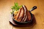 薪焼き 仏産ソーセージの盛り合わせ（恵比寿 サクレフルール）