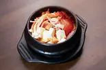 スン豆腐チゲライス付き Silken Tofu Jjigae Rice set(兄夫食堂 渋谷店)