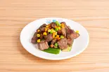 牛肉コロコロ炒め(彩中國料理)