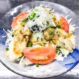蒸し鶏入りサラダ（点心楼 台北）