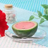 はんぶんすいか Watermelon Sherbet(小尾羊 薬膳しゃぶしゃぶ 巣鴨店)