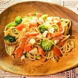 生ハムの冷製パスタ（KitchenBarぐりむ）