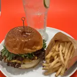 スマッシュバーガーセット（スフレファクトリー）