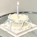スカイブルーリボンケーキ(Arty cafe)