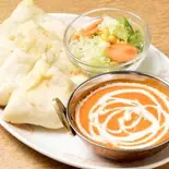 【人気のチーズナンとサラダ付き】チーズナンサラダセットCheese Nan Salad Set (withSalad)（インド料理 パナス）
