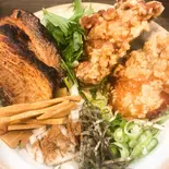 油そばデラックス並（麺家あべの）