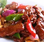 牛肉のオイスターソース炒める（旺華楼）